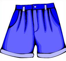 short clipart short trousers