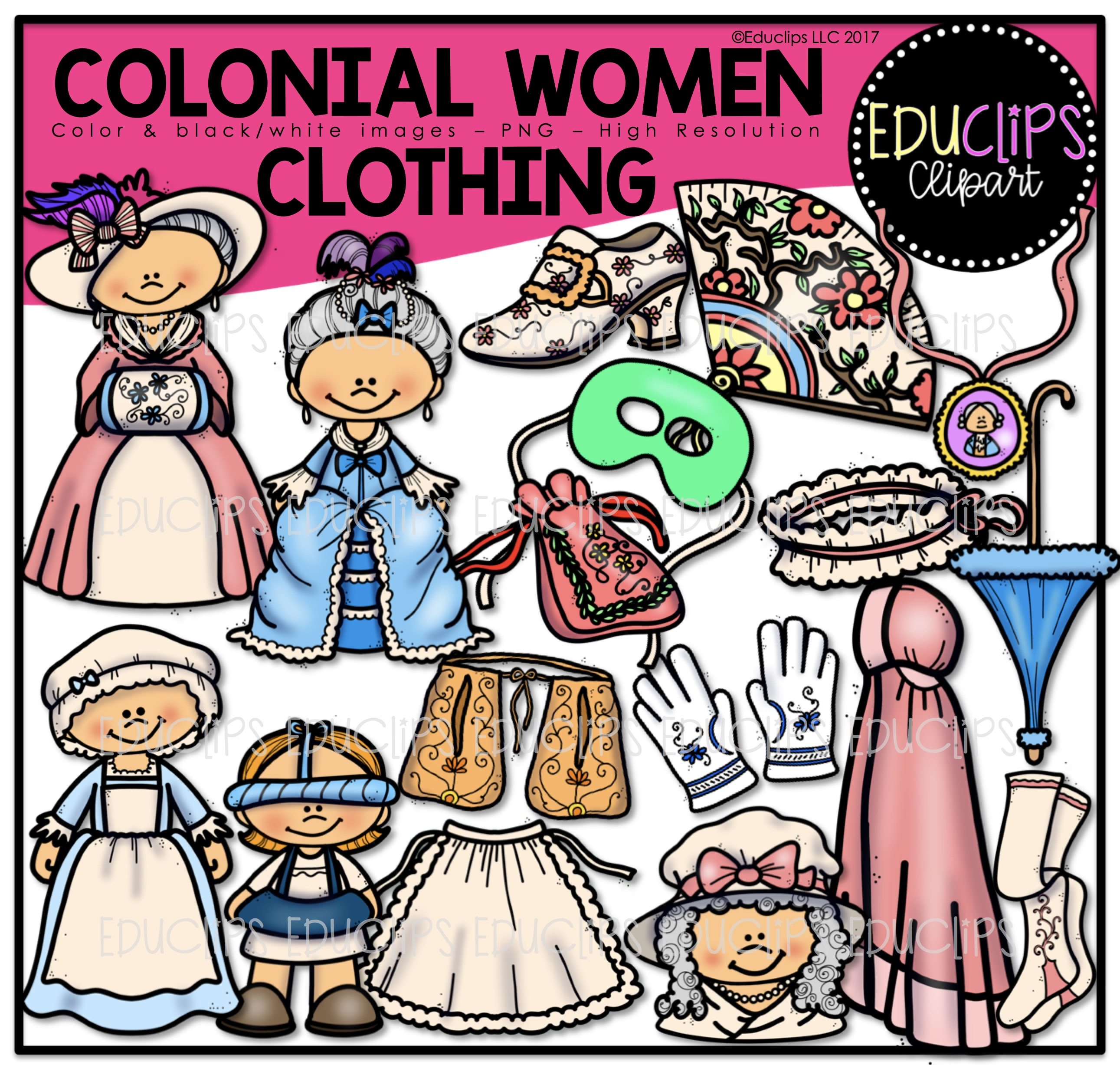 clothing clipart women's clothing