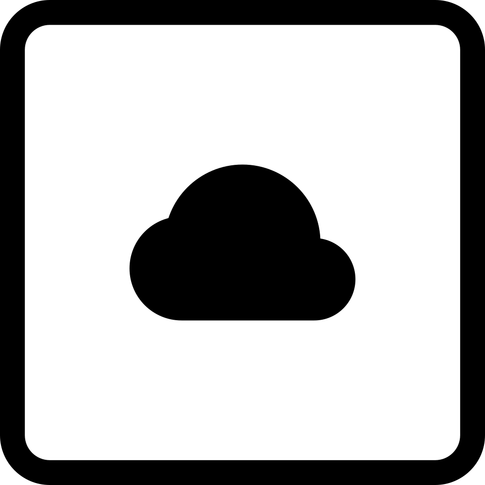 cloud clipart square