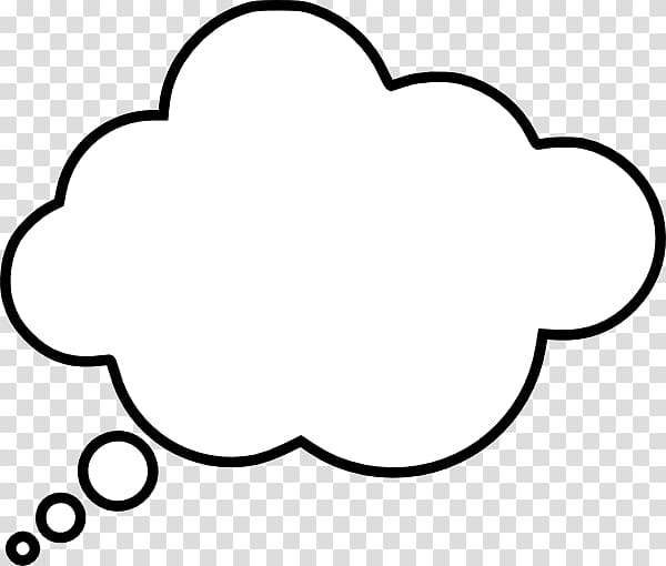 cloud clipart thinking