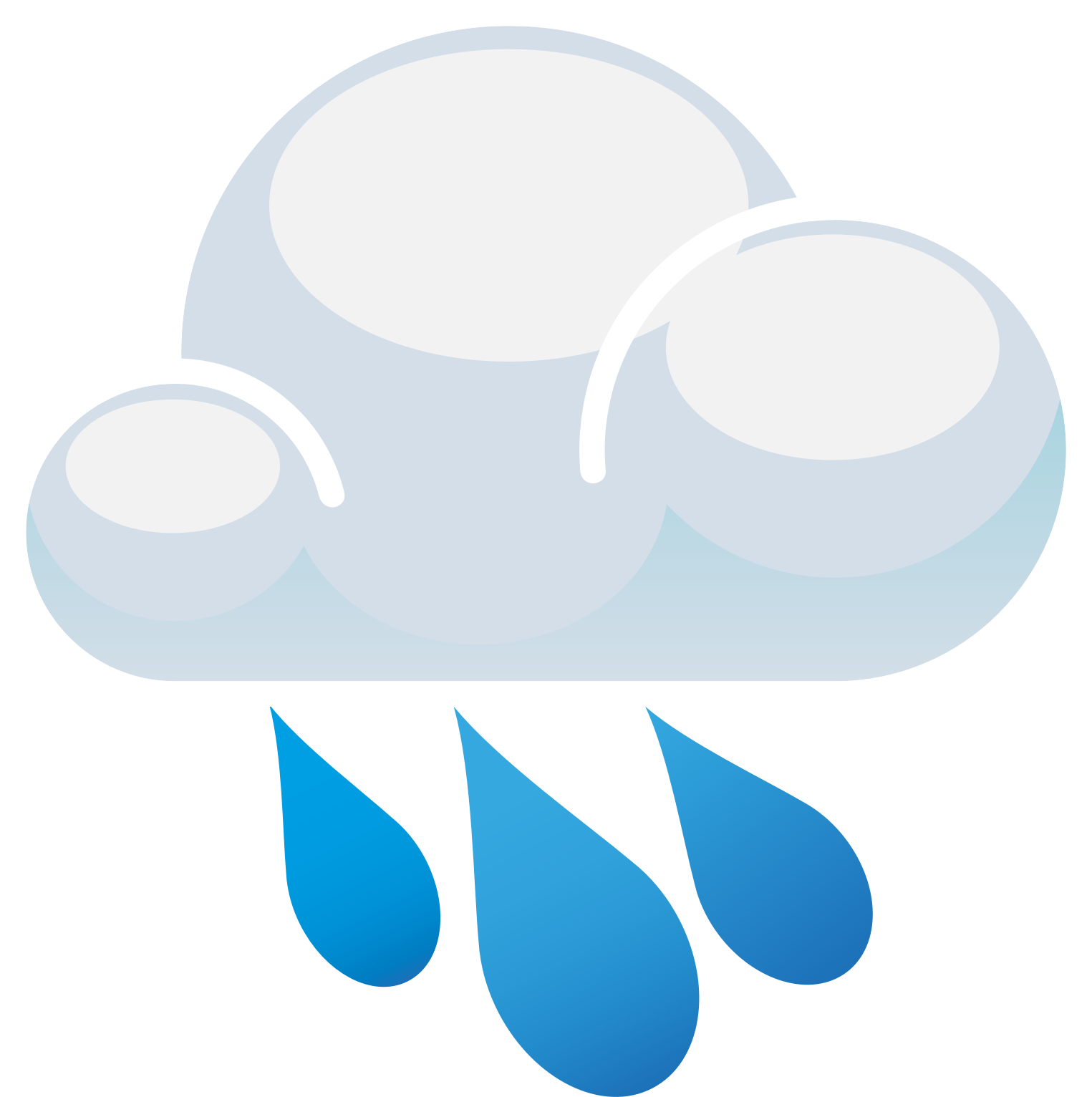 Cloud clipart vector. Rain showers free download