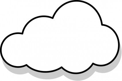 clipart clouds creepy