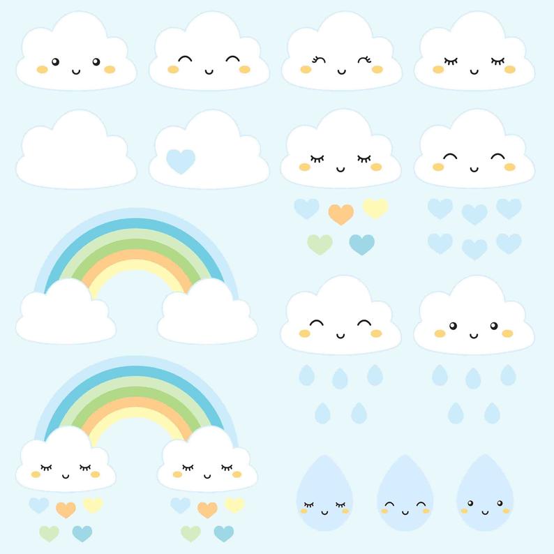 clouds clipart bunch