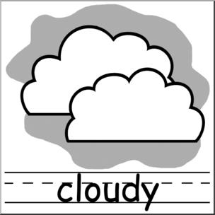 cloudy clipart