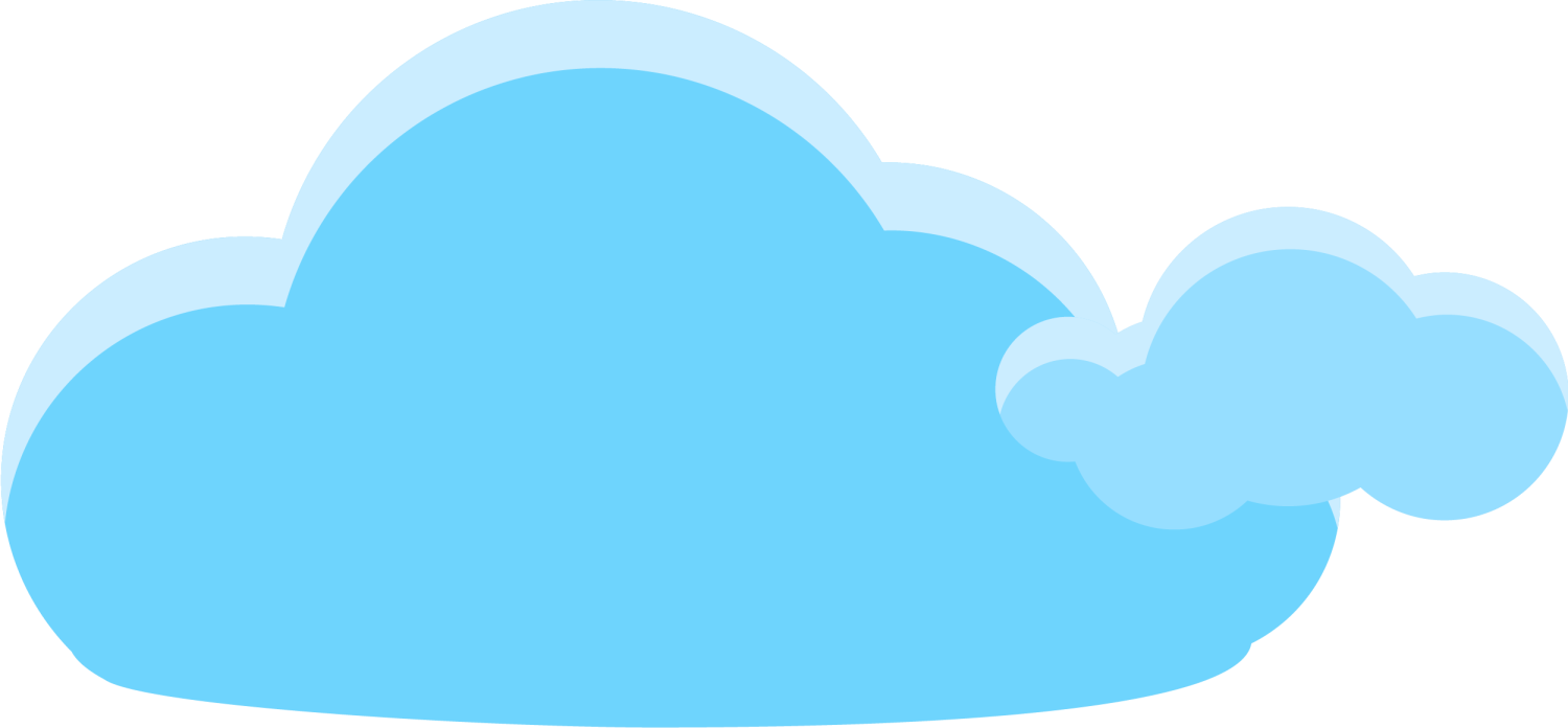 cloudy clipart blue cloud