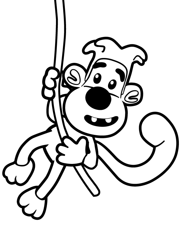 Windy clipart coloring page. Black and white picture