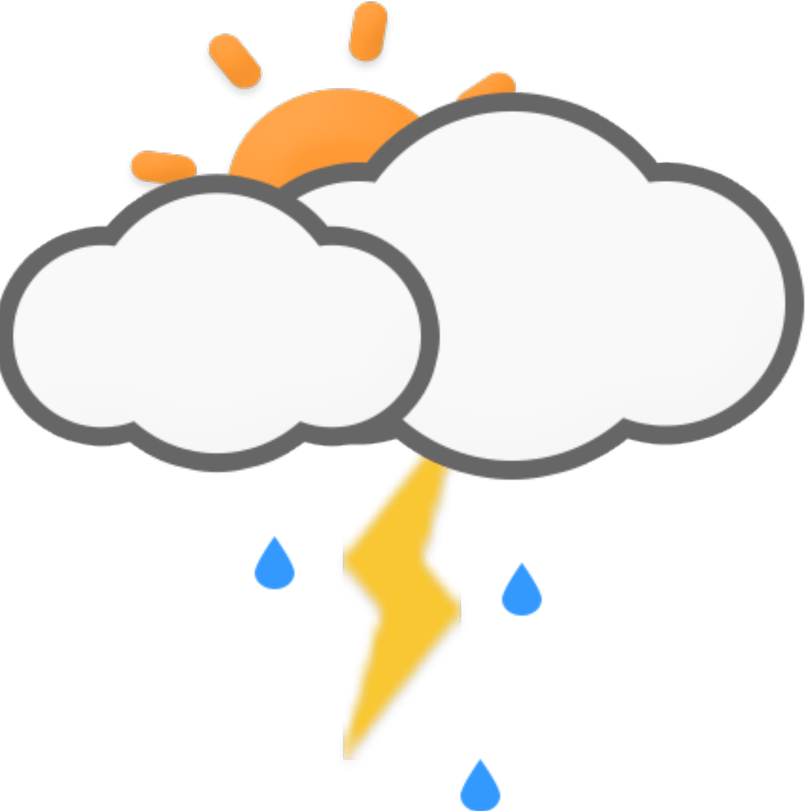 cloudy clipart hot humid climate