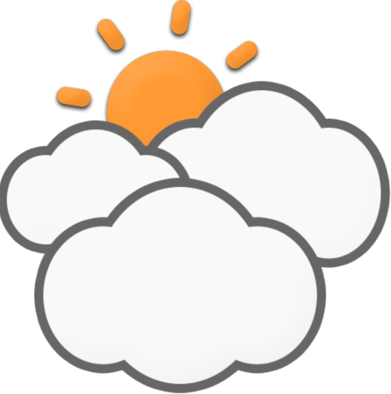 cloudy clipart hot humid climate