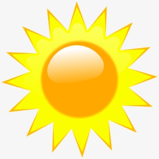 Sunny black and white. Cloudy clipart hot weather