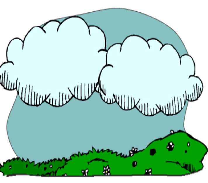 cloudy clipart nuages