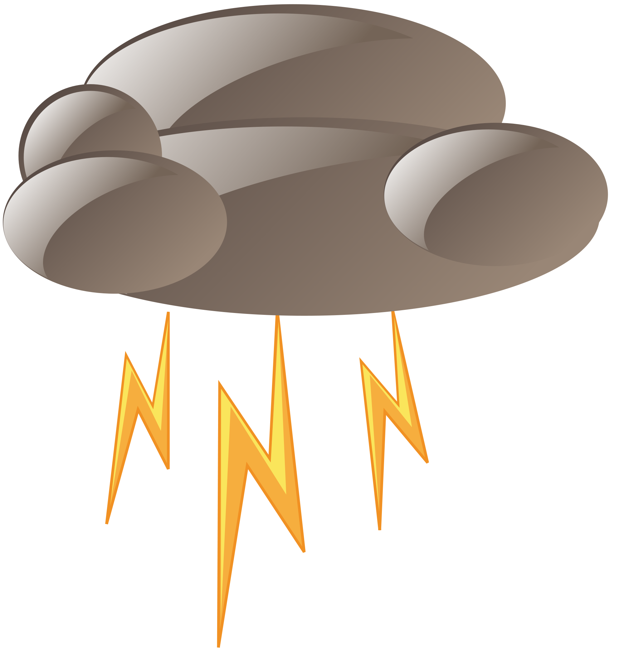 cloudy clipart thunderstorm cloud