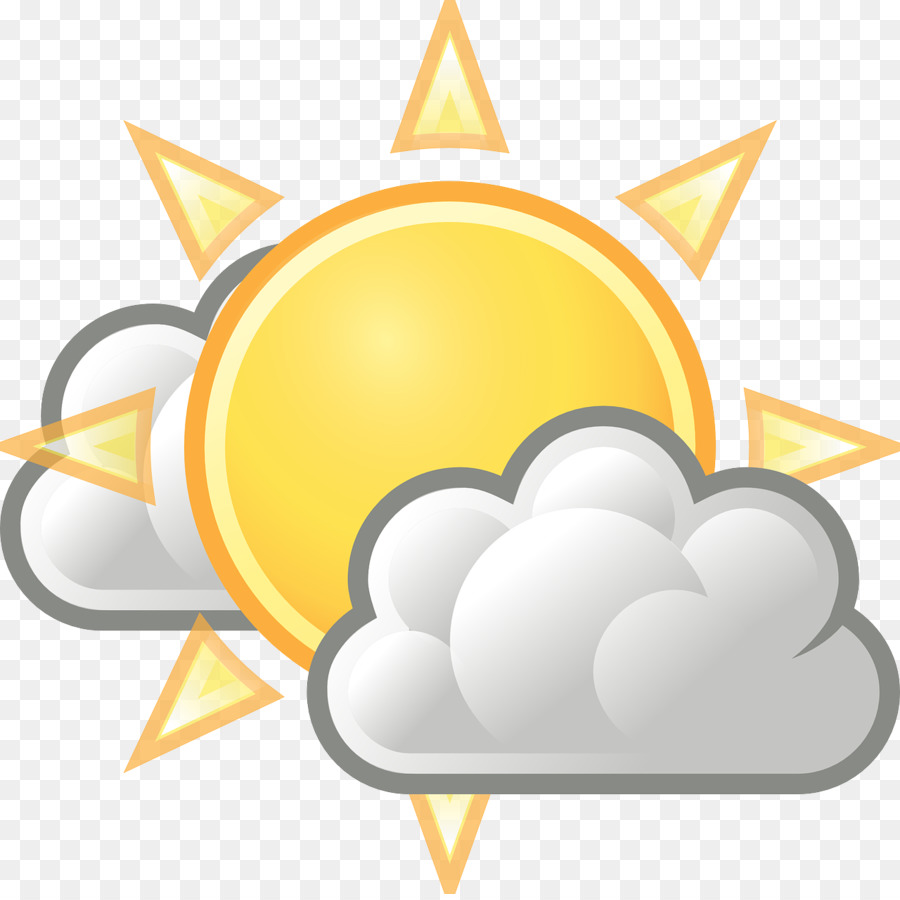 cloudy clipart weather nice