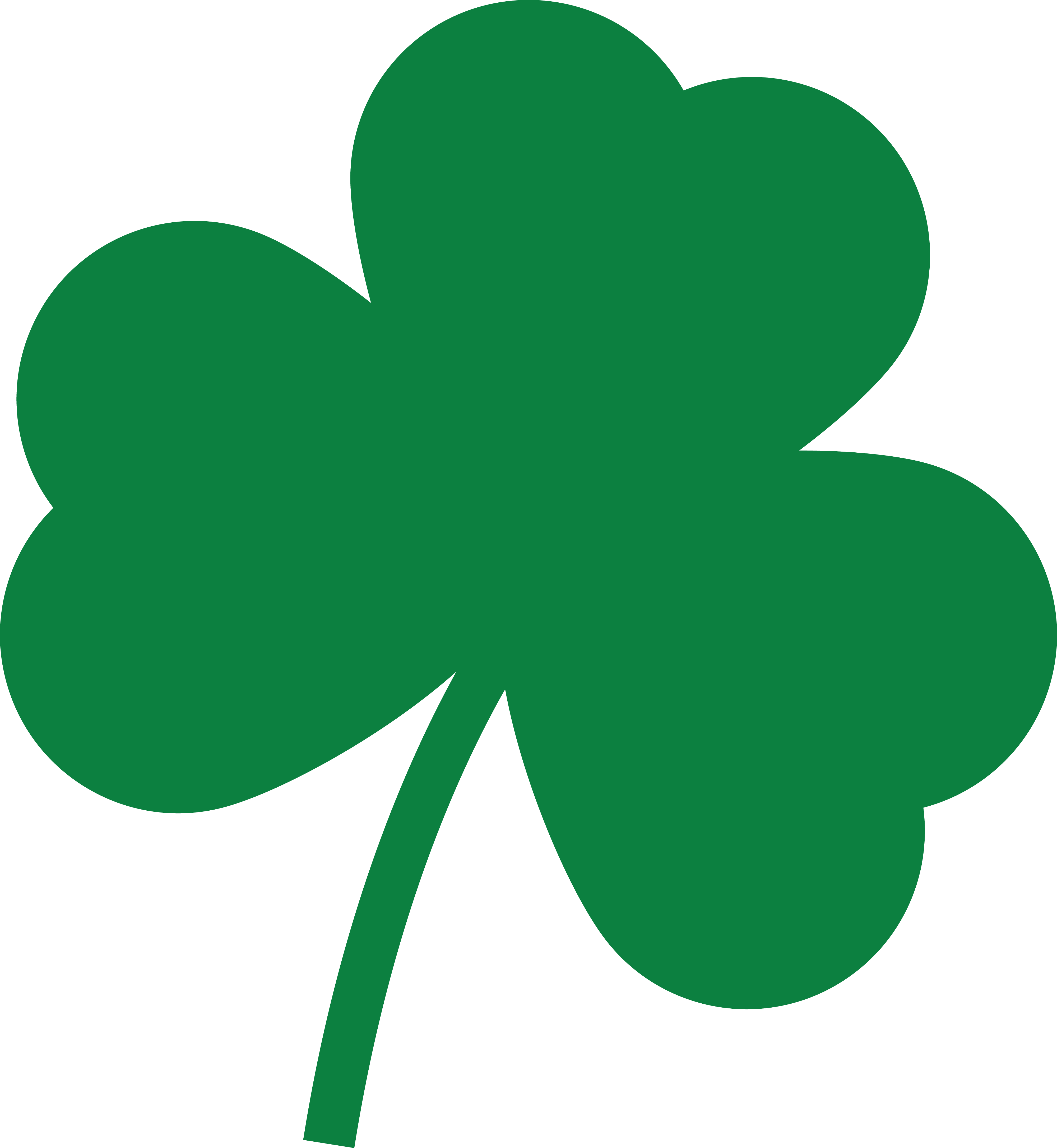 Clover clipart big. Shamrock free intended for