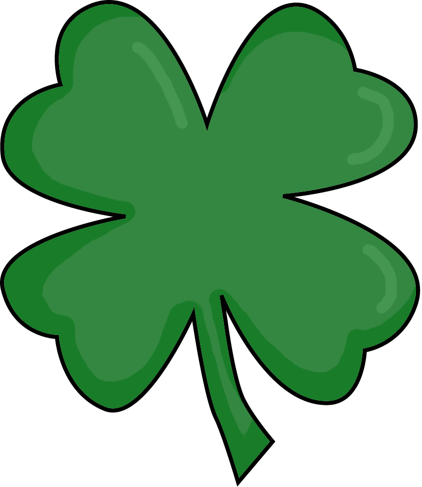 Clover clipart clear background. Four leaf clip art
