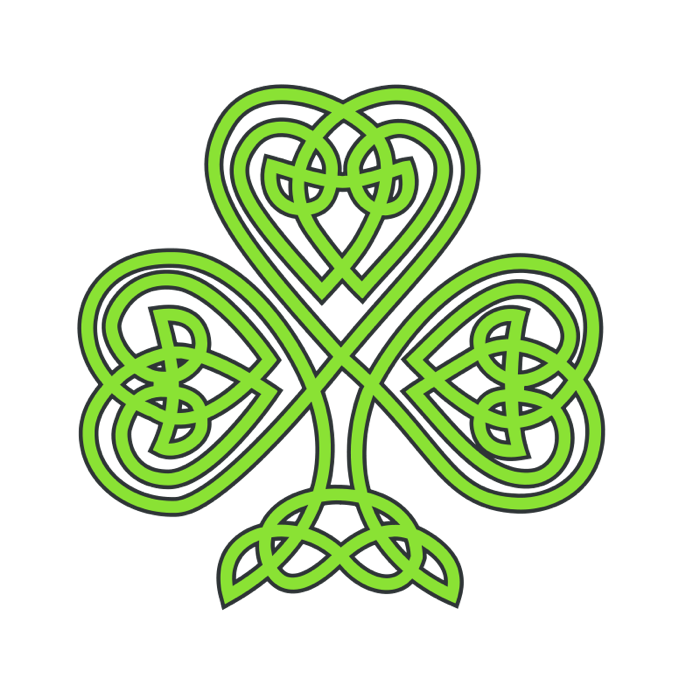Leprechaun clipart four leaf clover. Drawings of shamrocks and