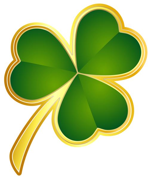 clover clipart happy