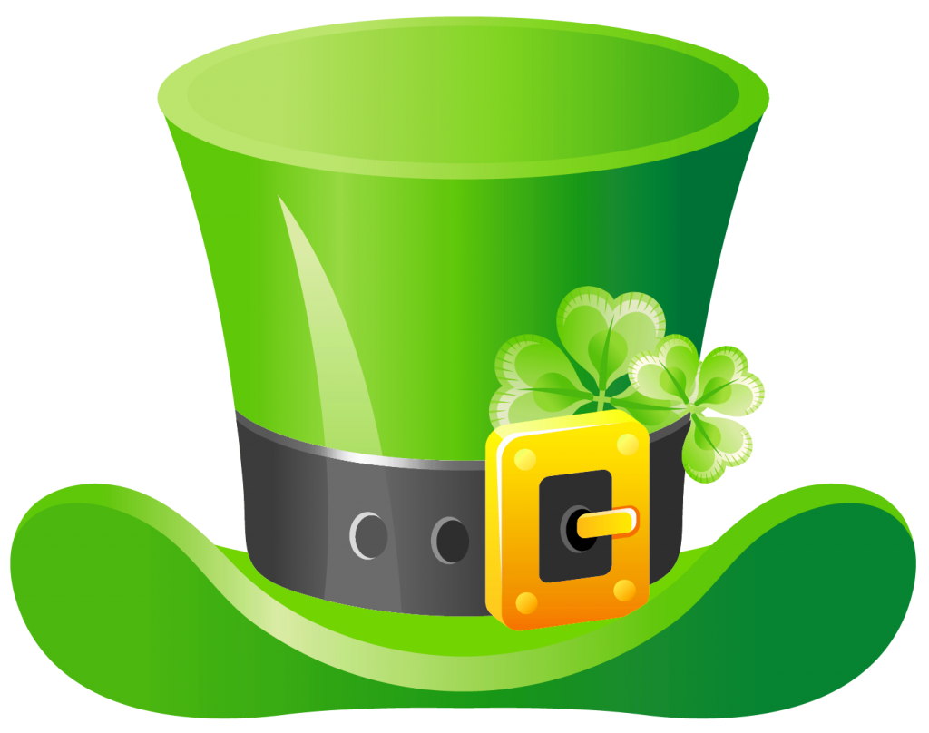 Clover clipart left. St patrick s day