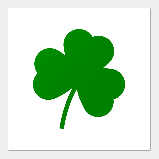 Limited edition exclusive shape. Clover clipart minimalist