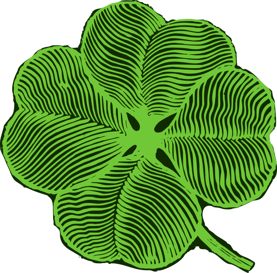 march clipart 4 leaf clover