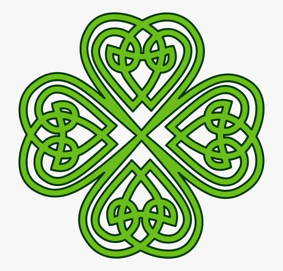 clover clipart sided
