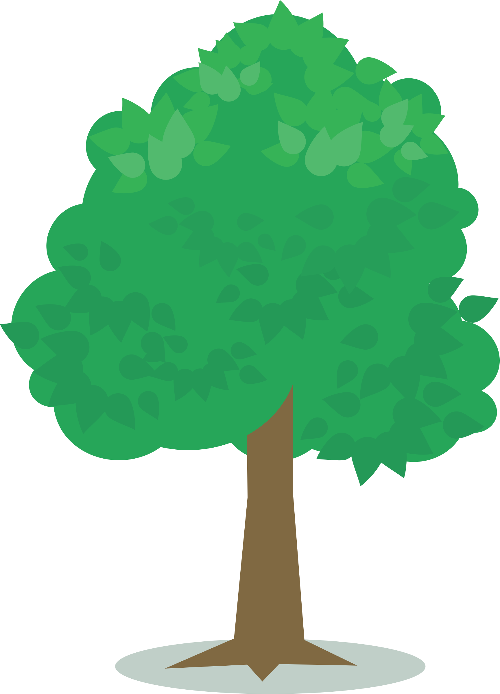 clover clipart tree