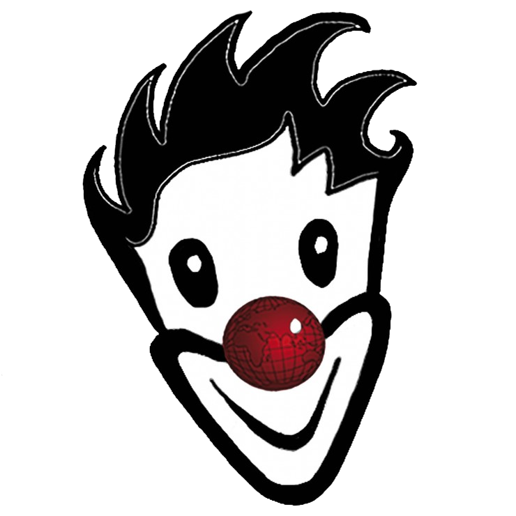 clown clipart angry