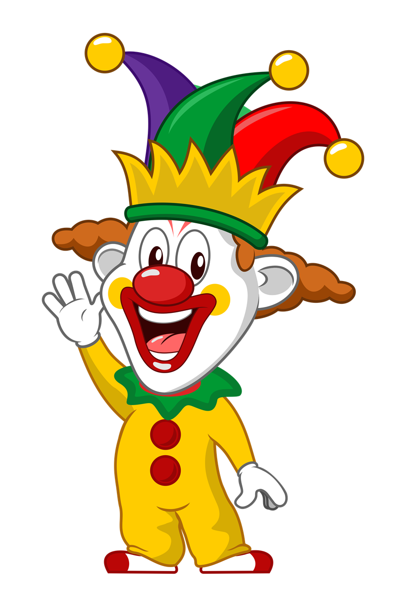 Clown angry