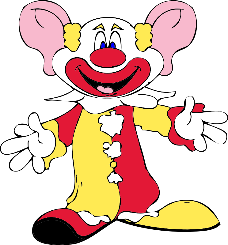 Friendly clown