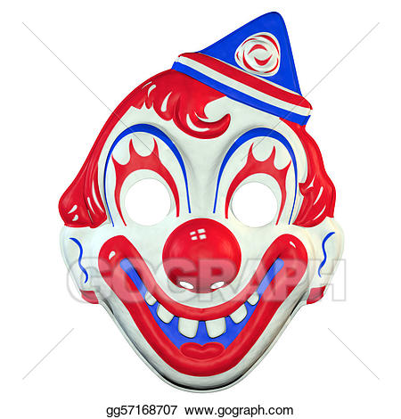 mask clipart clown