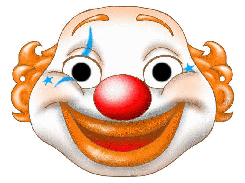 spooky clipart clown
