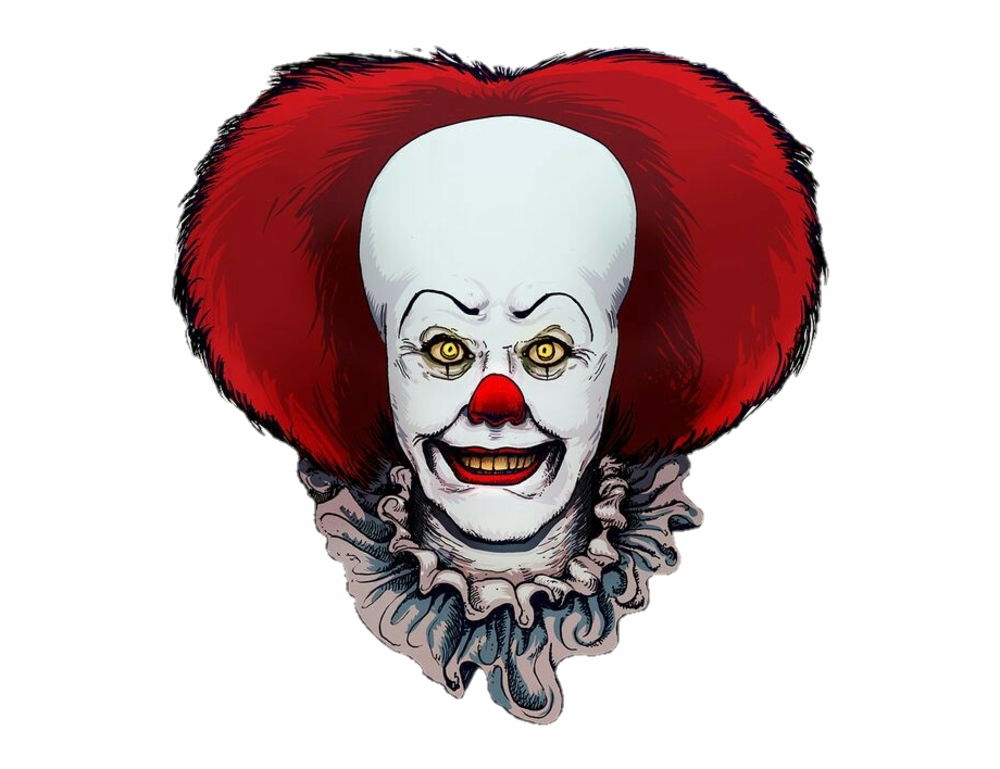 Clown clipart crazy clown. Ftescaryclowns it pennywise transparent