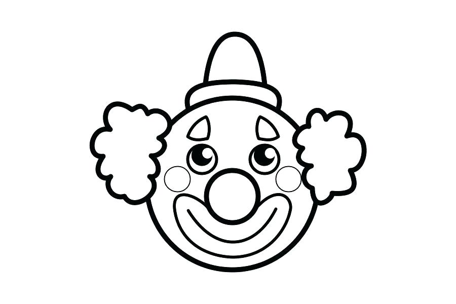 clown clipart easy