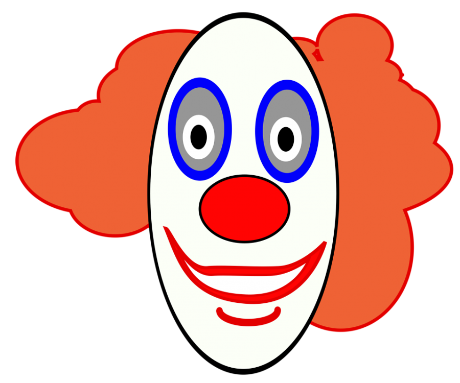 Clown clipart easy cartoon. It remake vs original