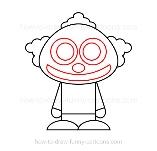How to draw a. Clown clipart easy cartoon