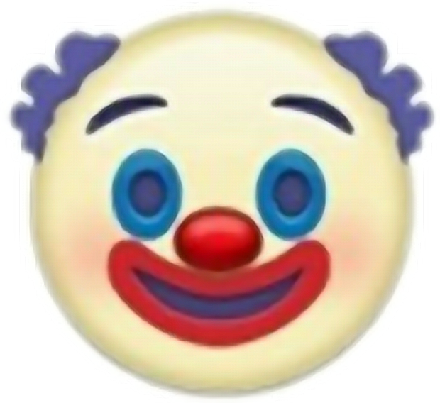 clown clipart emoji