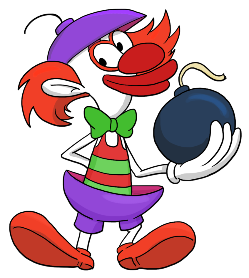 Blammo the by juacoproductionsarts. Horn clipart clown horn
