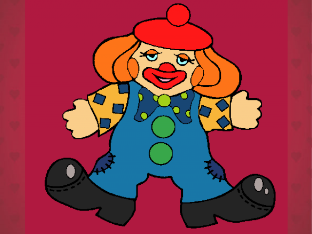 clown clipart foot