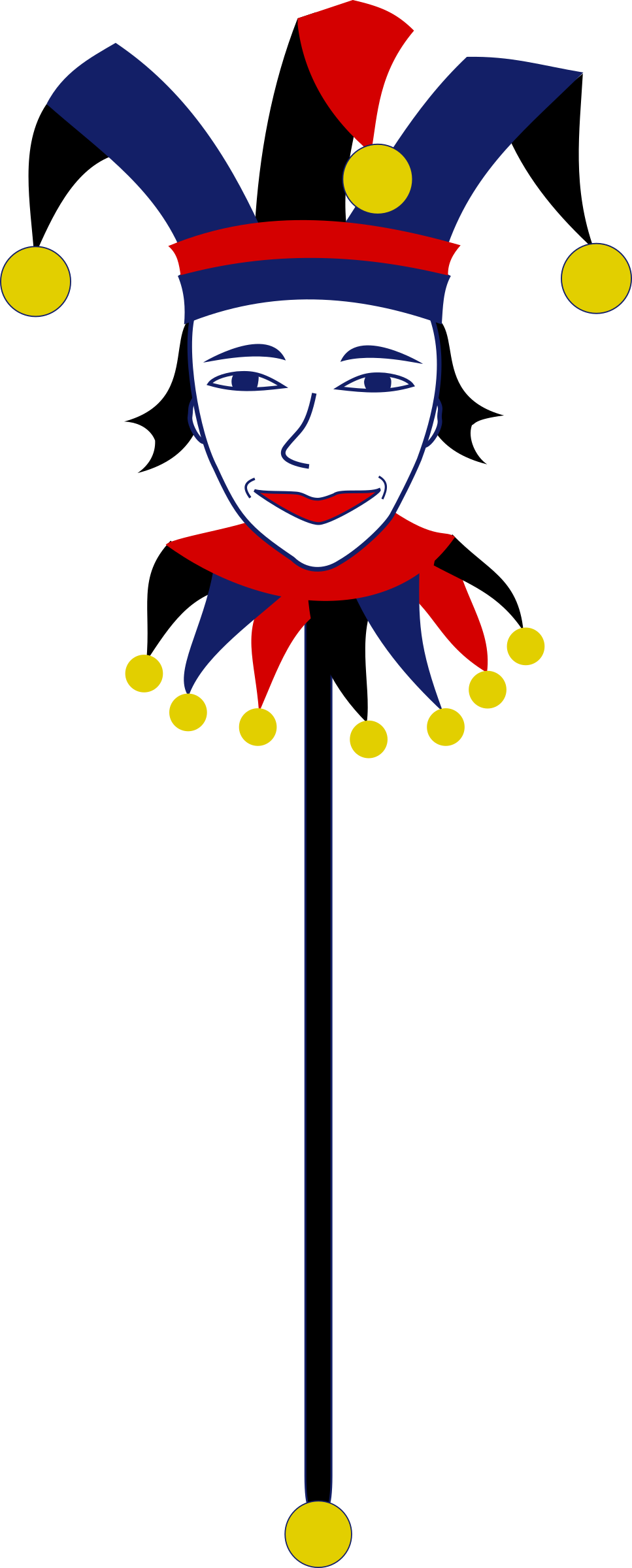 friendly clipart clown