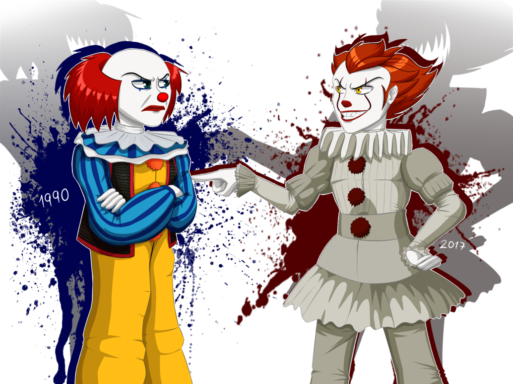 clown clipart frightening