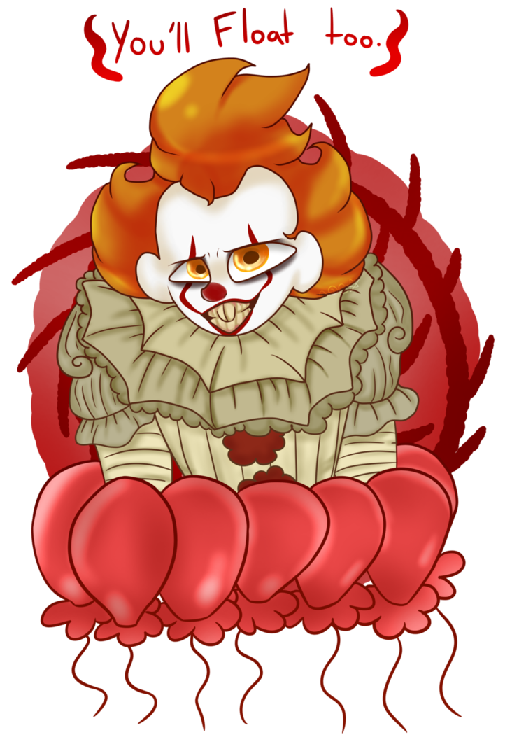 Clown clipart pennywise dancing clown. The by captaiin flora