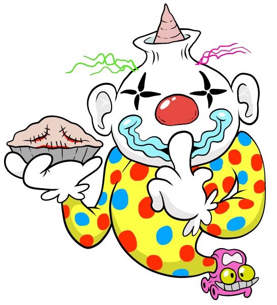 clown clipart scary witch