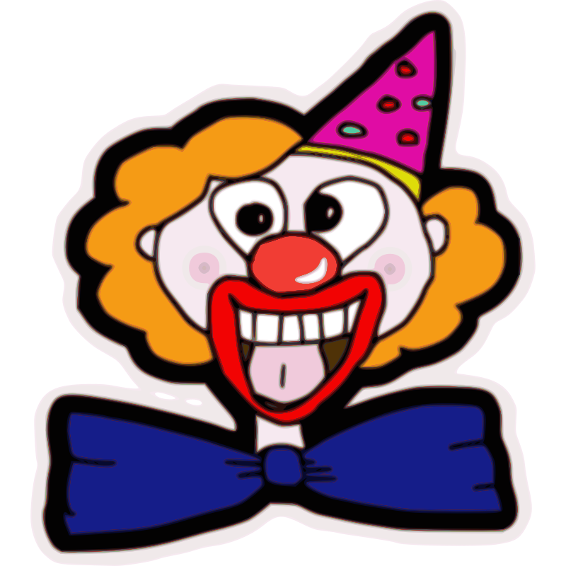 clown clipart short