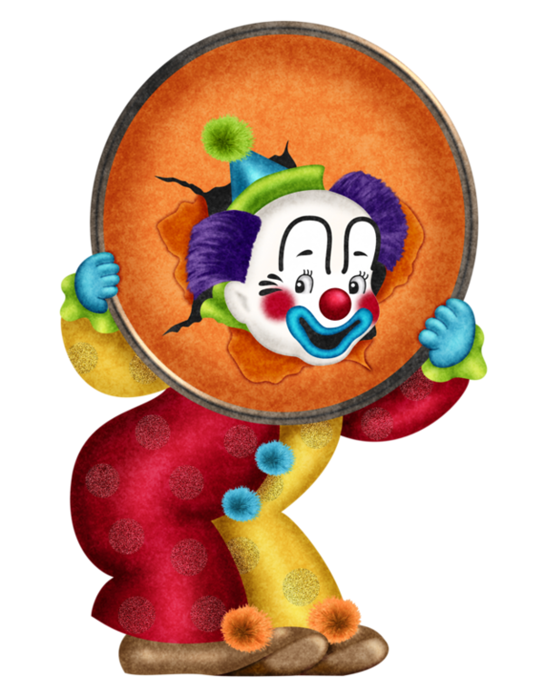 short clipart clown