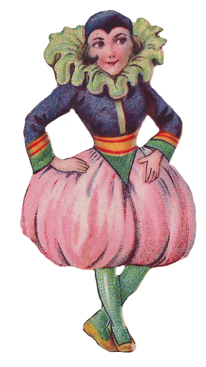 Clown clipart thin. Sentimentalia victorian stickers glansbilleder