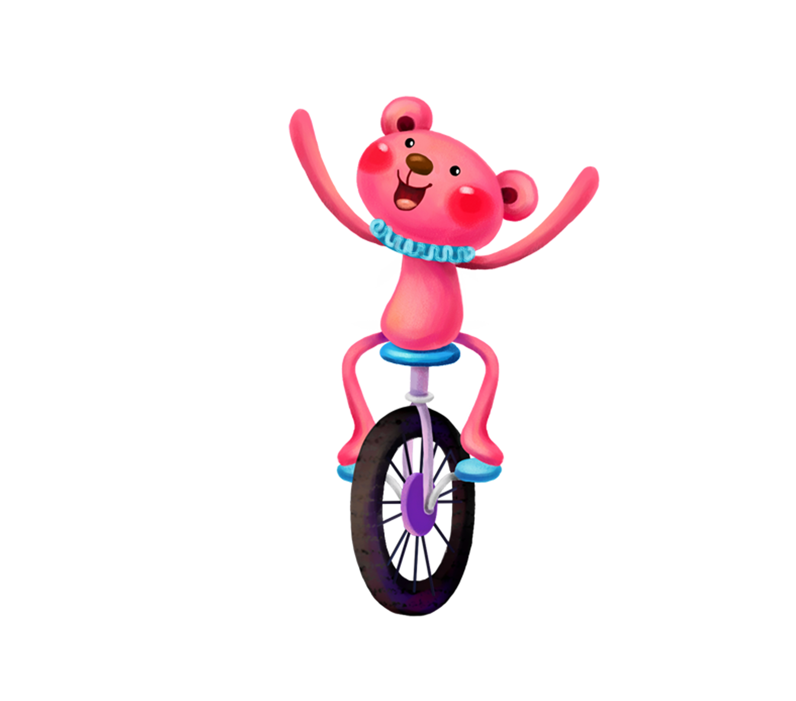 clown clipart unicycle