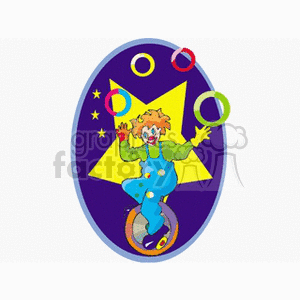 clown clipart unicycle