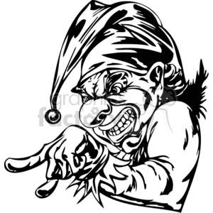 Royalty free . Clown clipart wicked