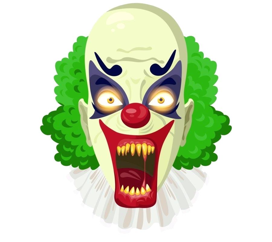 Evil elohimsdaughter co . Clown clipart wicked