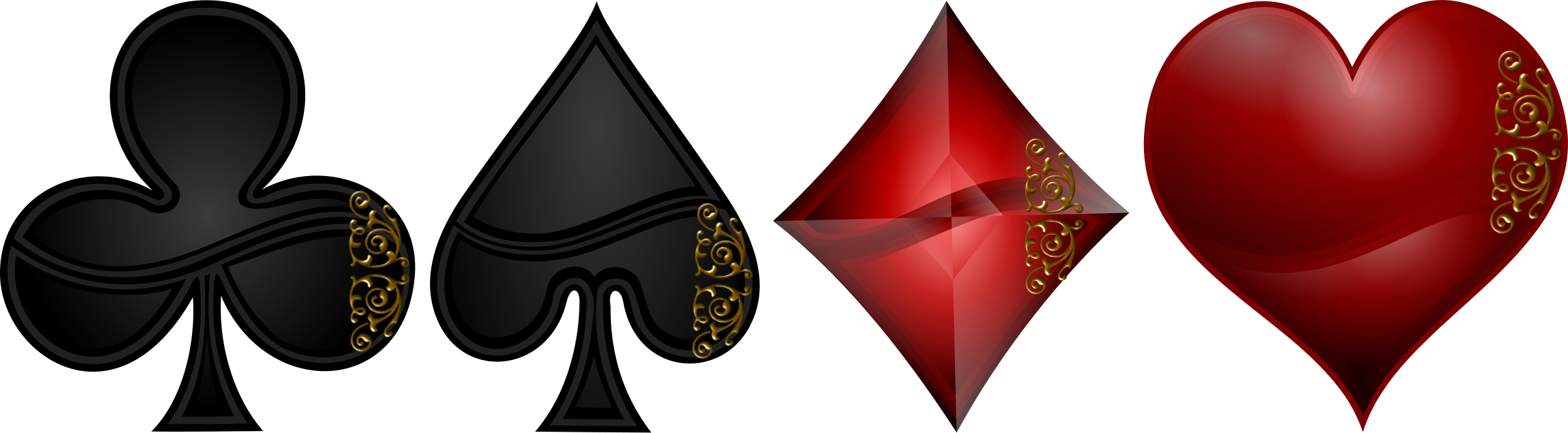 Symbols. Poker clipart card symbol