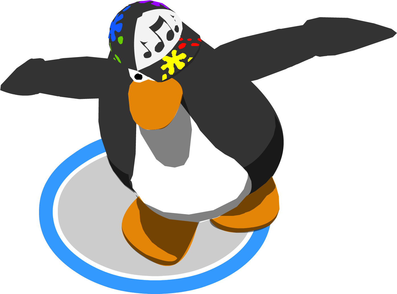 music clipart penguin